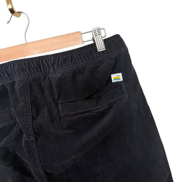 Vuori Optimist Corduroy Pant Drawstring Elastic Waist Charcoal Medium - Picture 8 of 9